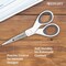 Micro-Tip Fabric Scissors with Titanium-Bonded Blades - Ideal for Crafting, Sewing, and More
